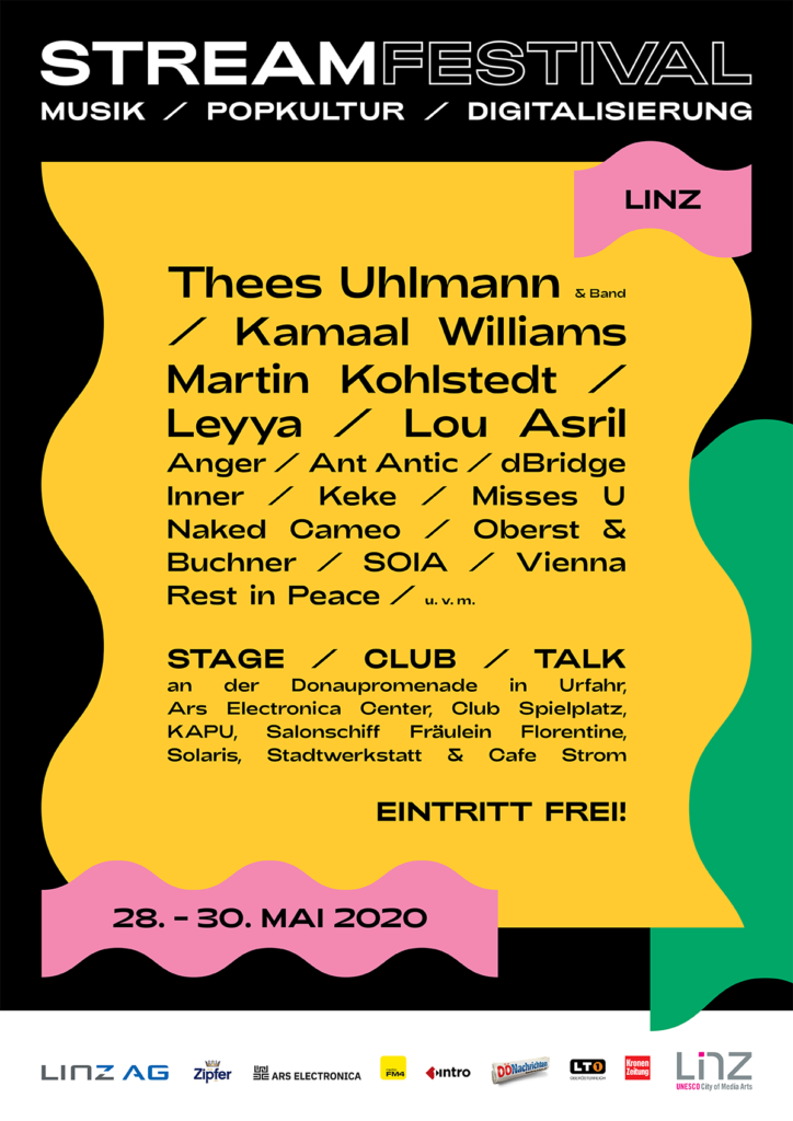 Stream Festival 2020 Linz 28 30 05 2020 Cancelled Markus Reindl Curator Musician Linz Austria